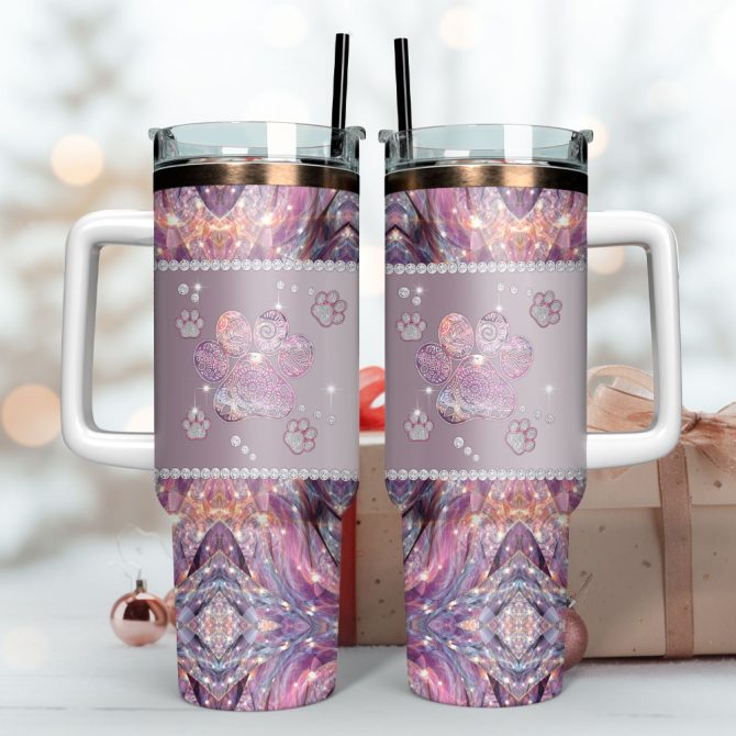 Artwork Custom Stanley Quencher 40Oz Stainless Steel Tumbler With Handle - Image 3