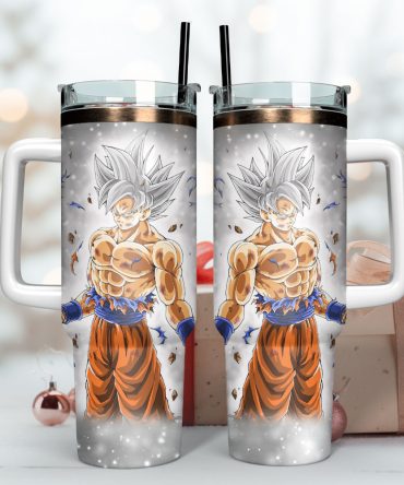 Dragon Ball Anime Custom Stanley Quencher 40Oz Stainless Steel Tumbler With Handle