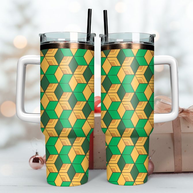 Artwork Custom Stanley Quencher 40Oz Stainless Steel Tumbler With Handle - Image 3