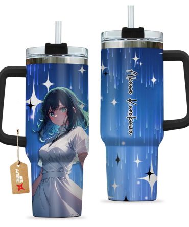 Akane Kurokawa Oshi No Ko Anime Custom Stanley Quencher 40Oz Stainless Steel Tumbler With Handle