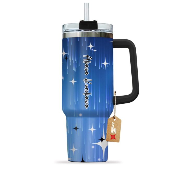 Akane Kurokawa Oshi No Ko Anime Custom Stanley Quencher 40Oz Stainless Steel Tumbler With Handle - Image 2