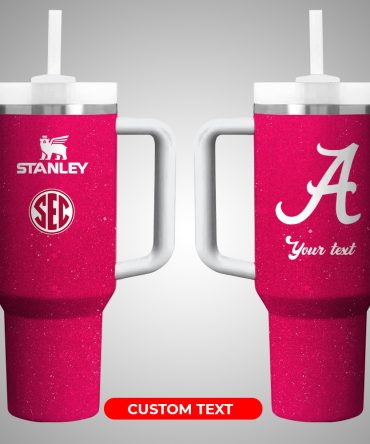 Alabama Crimson Tide Ncaa Custom Stanley Quencher 40Oz Stainless Steel