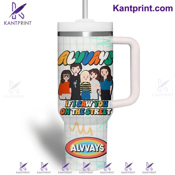 Alvvays Band Music Custom Stanley Quencher 40Oz Stainless Steel - Image 2