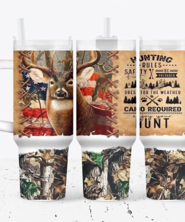 American Flag Custom Stanley Quencher 40Oz Stainless Steel Tumbler With Handle