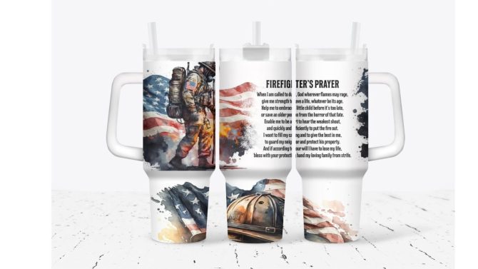 American Flag Custom Stanley Quencher 40Oz Stainless Steel Tumbler With Handle