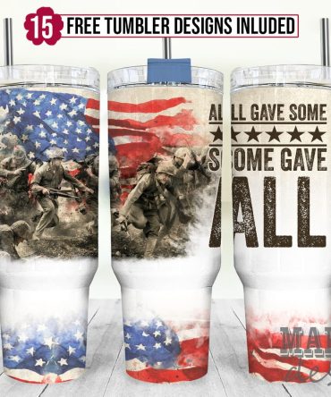 American Flag Soldier Custom Stanley Quencher 40Oz Stainless Steel Tumbler With Handle