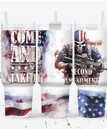 American Soldier Custom Stanley Quencher 40Oz Stainless Steel Tumbler With Handle