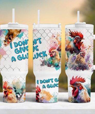 Angry Chicken Custom Stanley Quencher 40Oz Stainless Steel Tumbler With Handle