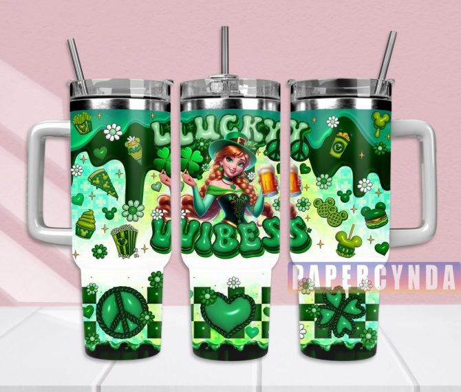Anna Frozen Custom Stanley Quencher 40Oz Stainless Steel Tumbler With Handle