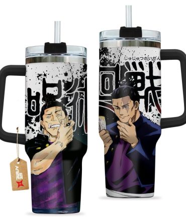 Aoi Todo Jujutsu Kaisen Anime Custom Stanley Quencher 40Oz Stainless Steel Tumbler With Handle