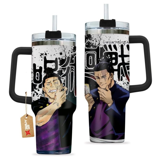 Aoi Todo Jujutsu Kaisen Anime Custom Stanley Quencher 40Oz Stainless Steel Tumbler With Handle
