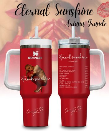 Ariana Grande Eternal Sunshine Music Custom Stanley Quencher 40Oz Stainless Steel