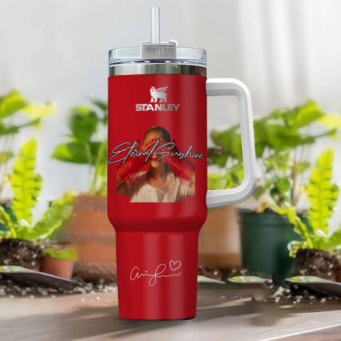 Ariana Grande Eternal Sunshine Music Custom Stanley Quencher 40Oz Stainless Steel