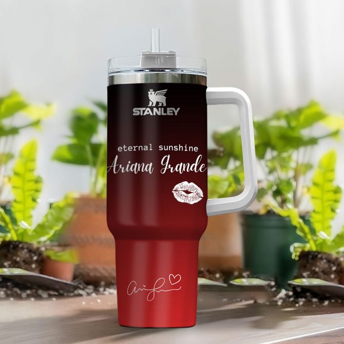 Ariana Grande Eternal Sunshine Music Custom Stanley Quencher 40Oz Stainless Steel - Image 2