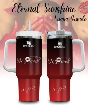 Ariana Grande Eternal Sunshine Music Custom Stanley Quencher 40Oz Stainless Steel