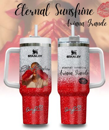 Ariana Grande Eternal Sunshine Music Custom Stanley Quencher 40Oz Stainless Steel