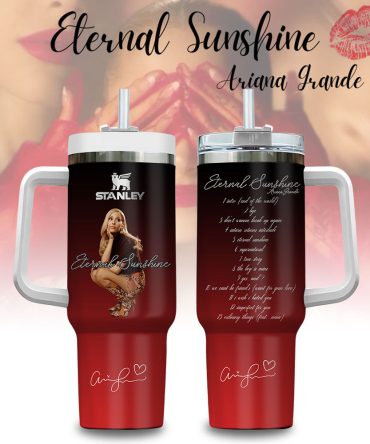 Ariana Grande Eternal Sunshine Music Custom Stanley Quencher 40Oz Stainless Steel
