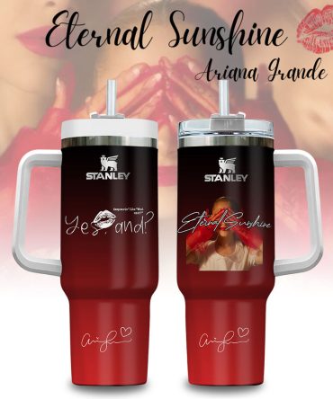 Ariana Grande Eternal Sunshine Music Custom Stanley Quencher 40Oz Stainless Steel
