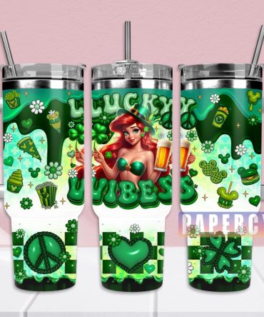 Ariel Custom Stanley Quencher 40Oz Stainless Steel Tumbler With Handle