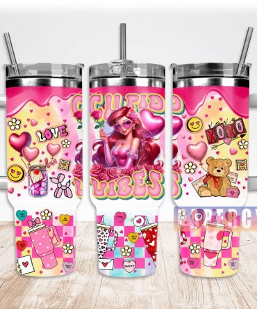 Ariel Custom Stanley Quencher 40Oz Stainless Steel Tumbler With Handle