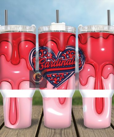 Arizona Cardinals Nfl Custom Stanley Quencher 40Oz Stainless Steel Tumbler With Handle