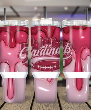 Arizona Cardinals Nfl Custom Stanley Quencher 40Oz Stainless Steel Tumbler With Handle
