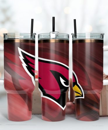 Arizona Cardinals Nfl Custom Stanley Quencher 40Oz Stainless Steel Tumbler With Handle