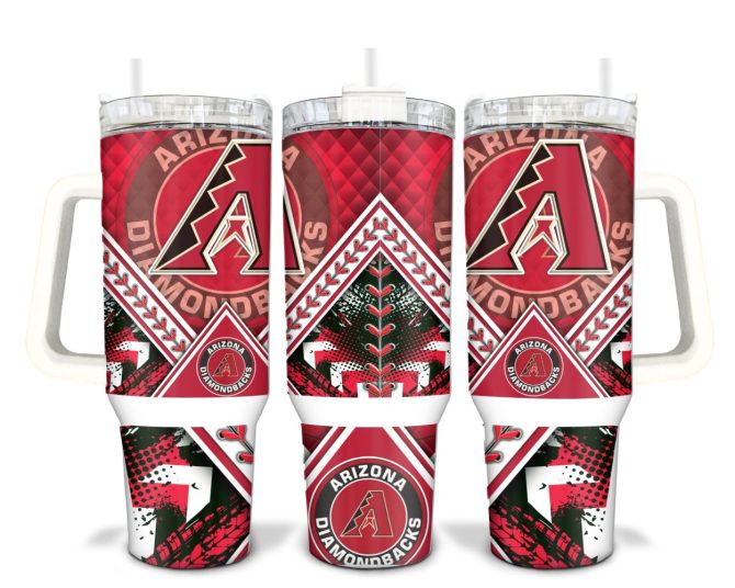 Arizona Diamondbacks Mlb Custom Stanley Quencher 40Oz Stainless Steel