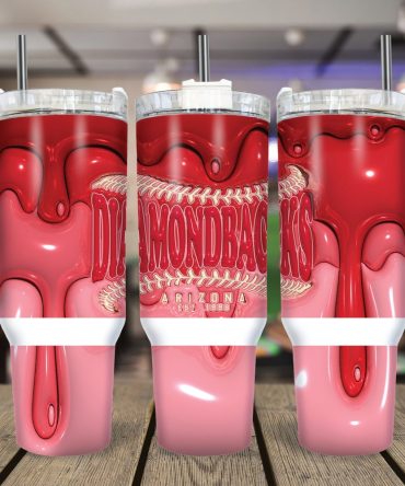 Arizona Diamondbacks Mlb Custom Stanley Quencher 40Oz Stainless Steel Tumbler With Handle
