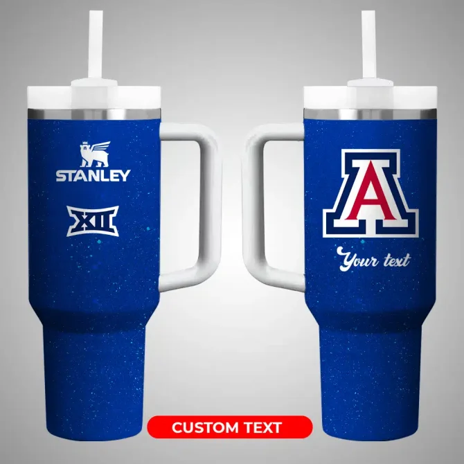 Arizona Wildcats Ncaa Custom Stanley Quencher 40Oz Stainless Steel