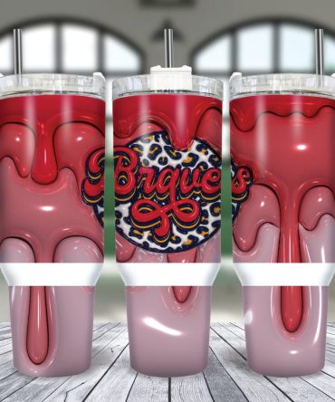 Atlanta Braves Mlb Custom Stanley Quencher 40Oz Stainless Steel Tumbler With Handle