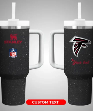 Atlanta Falcons Nfl Custom Stanley Quencher 40Oz Stainless Steel