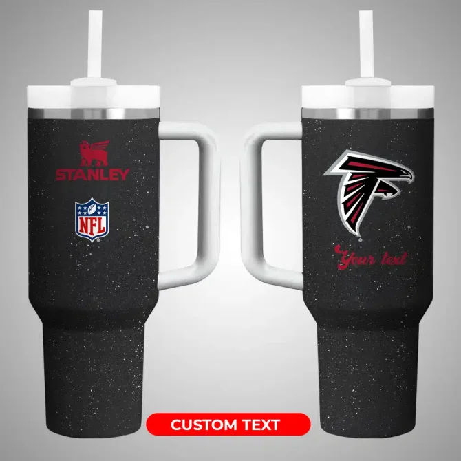 Atlanta Falcons Nfl Custom Stanley Quencher 40Oz Stainless Steel