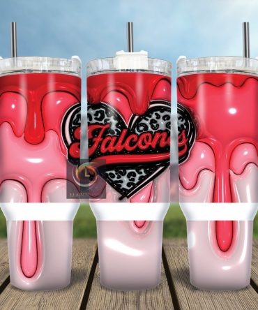 Atlanta Falcons Nfl Custom Stanley Quencher 40Oz Stainless Steel Tumbler With Handle
