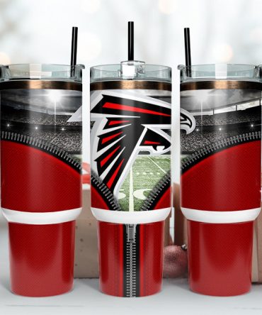 Atlanta Falcons Nfl Custom Stanley Quencher 40Oz Stainless Steel Tumbler With Handle
