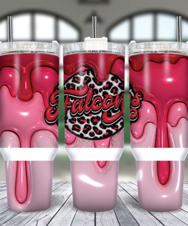 Atlanta Falcons Nfl Custom Stanley Quencher 40Oz Stainless Steel Tumbler With Handle