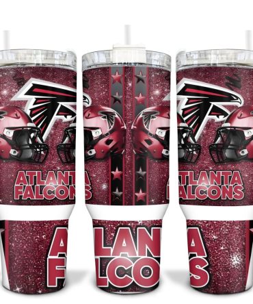Atlanta Falcons Nfl Custom Stanley Quencher 40Oz Stainless Steel Tumbler With Handle