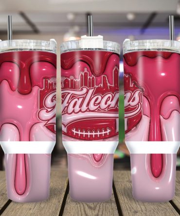 Atlanta Falcons Nfl Custom Stanley Quencher 40Oz Stainless Steel Tumbler With Handle