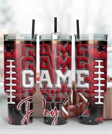 Atlanta Falcons Nfl Game Day Custom Stanley Quencher 40Oz Stainless Steel Tumbler With Handle