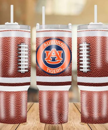 Auburn Tigers Football Team Ncaa Custom Stanley Quencher 40Oz Stainless Steel