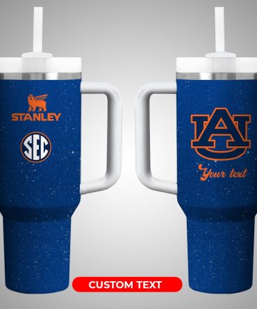 Auburn Tigers Ncaa Custom Stanley Quencher 40Oz Stainless Steel