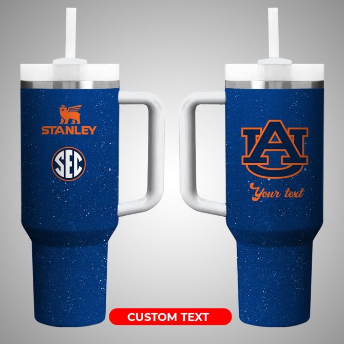 Auburn Tigers Ncaa Custom Stanley Quencher 40Oz Stainless Steel