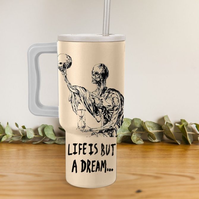 Avenged Sevenfold Music Custom Stanley Quencher 40Oz Stainless Steel Tumbler With Handle - Image 3