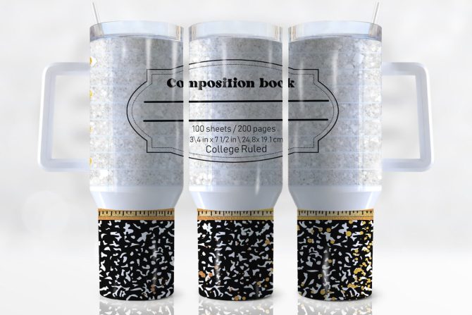 Back To School Custom Stanley Quencher 40Oz Stainless Steel Tumbler With Handle
