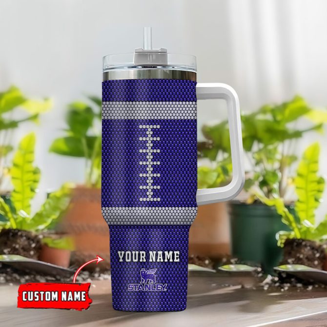 Baltimore Ravens Nfl Crystal Custom Stanley Quencher 40Oz Stainless Steel Tumbler With Handle - Image 2