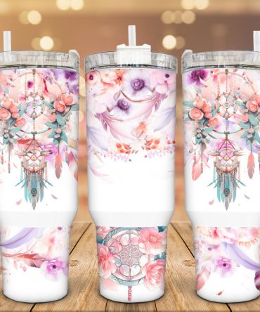 Beautiful Dreamcatcher Custom Stanley Quencher 40Oz Stainless Steel Tumbler With Handle