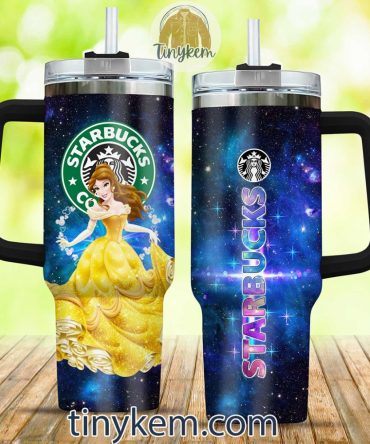 Belle Starbuck Custom Stanley Quencher 40Oz Stainless Steel Tumbler With Handle