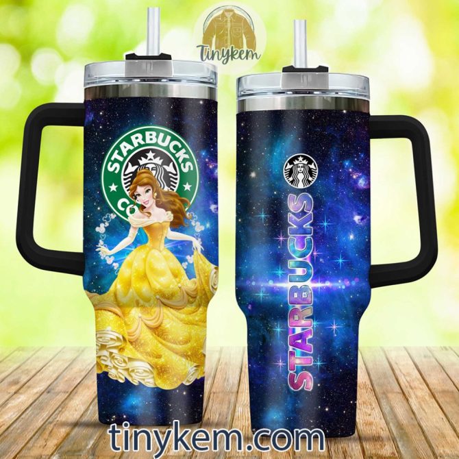 Belle Starbuck Custom Stanley Quencher 40Oz Stainless Steel Tumbler With Handle