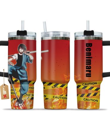 Benimaru Shinmon Fire Force Anime Custom Stanley Quencher 40Oz Stainless Steel Tumbler With Handle