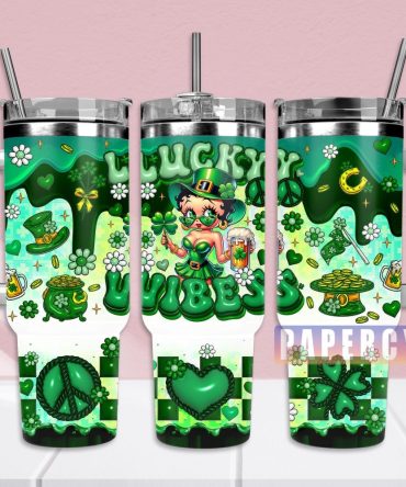 Betty Boop Custom Stanley Quencher 40Oz Stainless Steel Tumbler With Handle
